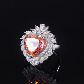 Oh My Heart Ring - Sterling Hearts
