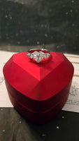Eternal Devotion - 2ct Moissanite Heart Ring D Color VVS1