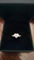 Eternal Devotion - 1ct Moissanite Heart Ring D Color VVS1