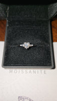 1ct Love Comes From The Heart - Moissanite Heart Ring Sterling Silver 925