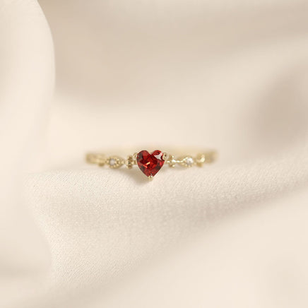 S925 Sterling Silver ring - Sterling Hearts