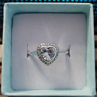 S925 sterling silver heart shaped ring - Fun Gifts & More