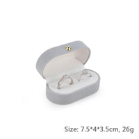 Wedding Set Ring Box - Sterling Hearts