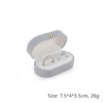 Wedding Set Ring Box - Sterling Hearts