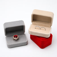 Flannelette Ring Box - Sterling Hearts