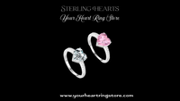 Sterling Silver Love Heart Ring - Sterling Hearts