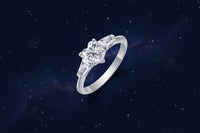 1ct Love Comes From The Heart - Moissanite Heart Ring Sterling Silver 925