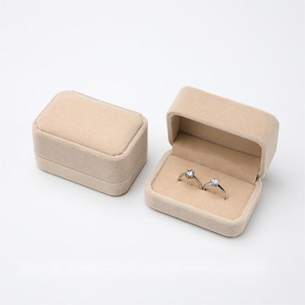 Flannelette Ring Box - Sterling Hearts