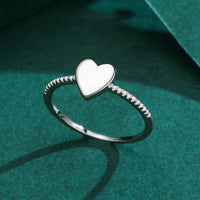 Women's Special-interest Design S925 Sterling Silver Heart-shaped Ring - Sterling Hearts