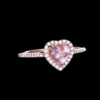 925 Sterling Silver  Morganite Ring - Fun Gifts & More