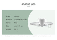 Women's Special-interest Design S925 Sterling Silver Heart-shaped Ring - Sterling Hearts